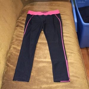 Pink and Black workout leggings